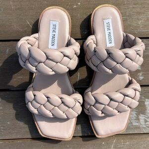 Steve Madden Double Braided Strap Sandal Size 8.5